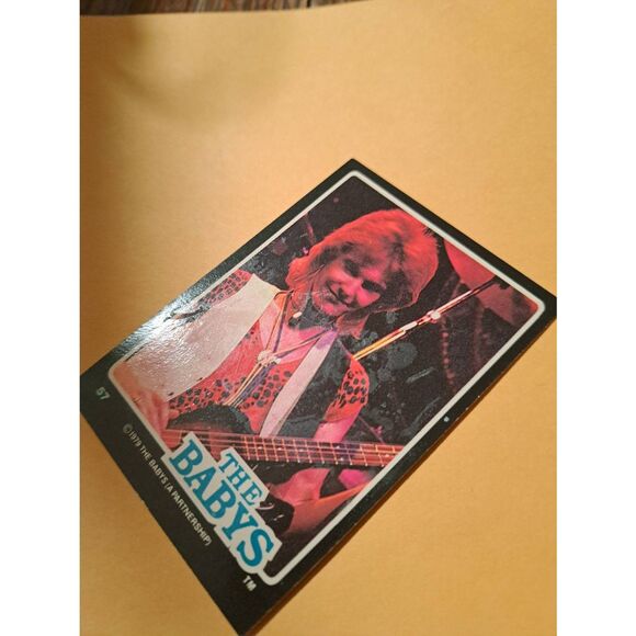 Vintage 1979 The Babys Trading Card #57 London Rock Band Collectible - Picture 2 of 3
